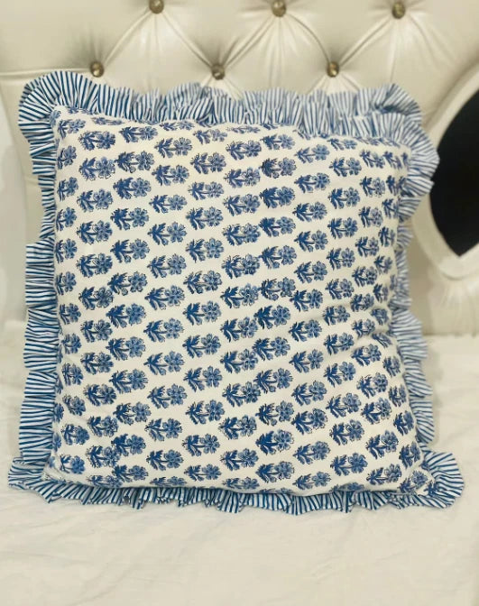Throw Pillow Cover Cushion Case Ruffle Cotton Soft Sofa Chair Bed Home Decor New
