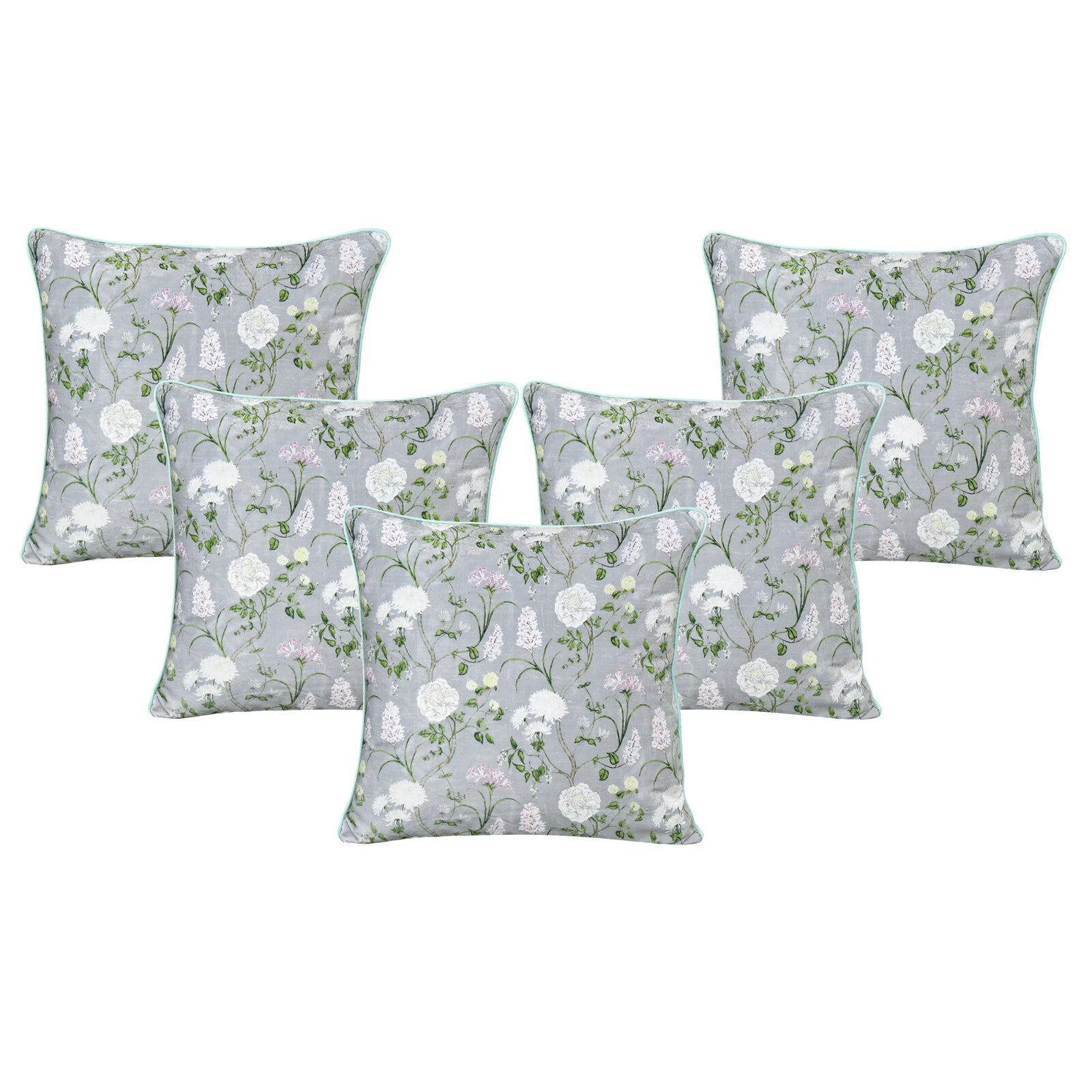 Velvet Pillowcase Cover Home Sofa Bed Decorative Cushion Covers Soft Pillows 5Pc