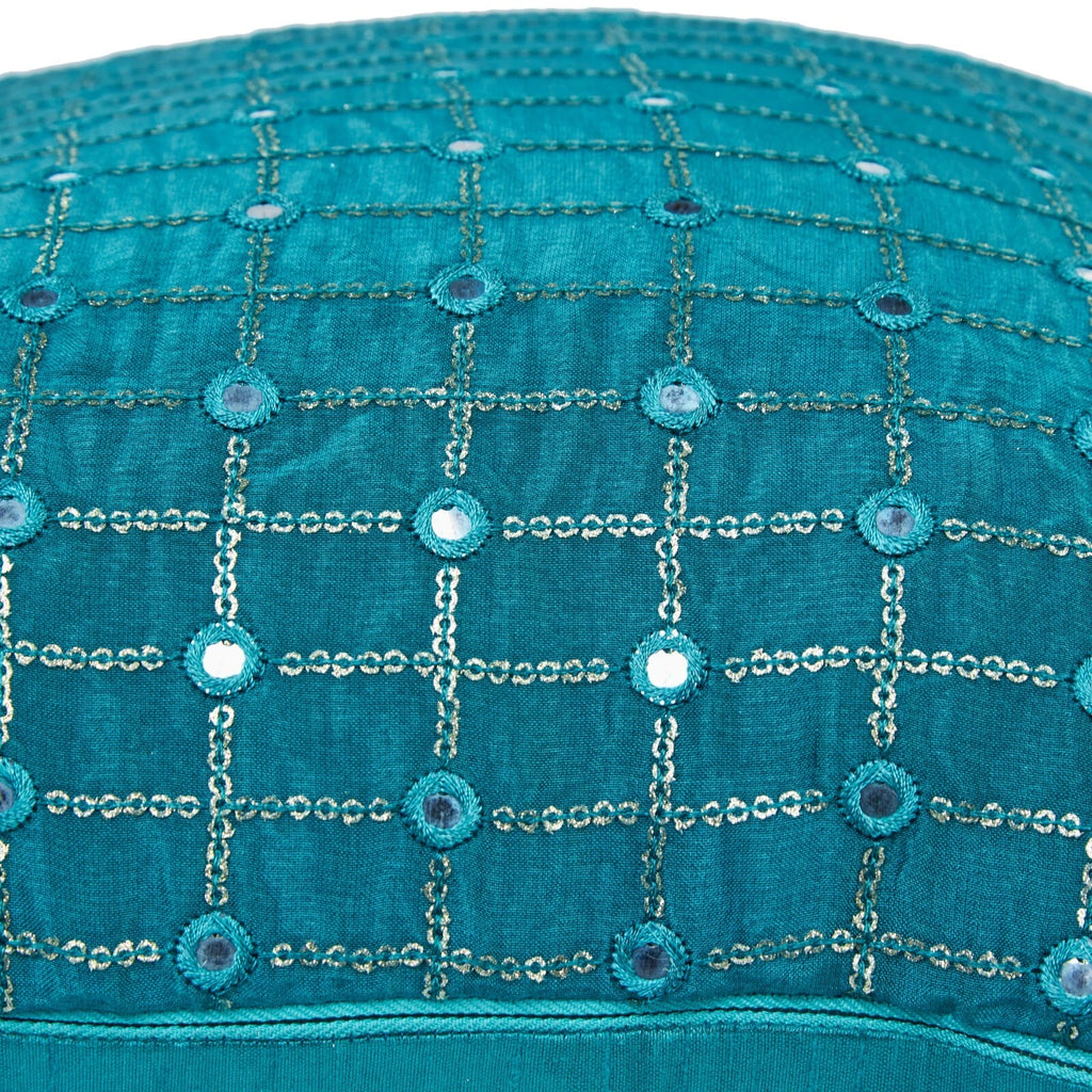 Decorative pillows for couch teal 18x18 20x20 24x24 embroidered pillow covers 2p
