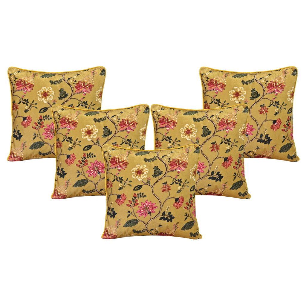 Velvet Pillowcase Cover Home Sofa Bed Decorative Cushion Covers Soft Pillows 5Pc