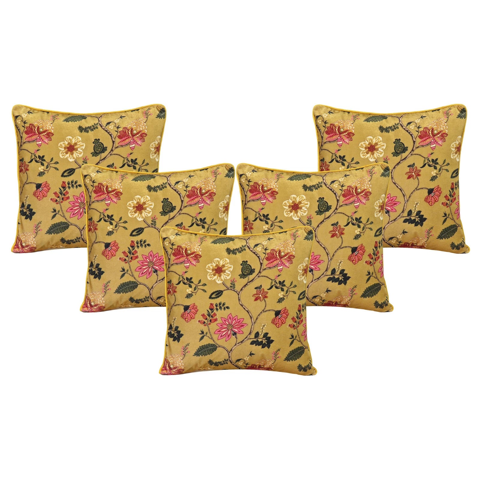 Velvet Pillowcase Cover Home Sofa Bed Decorative Cushion Covers Soft Pillows 5Pc