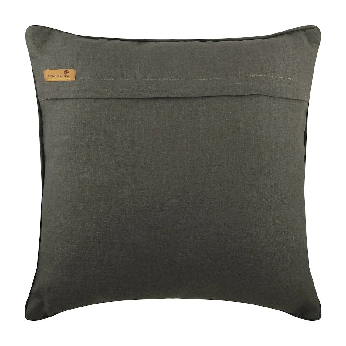 Square Sofa Pillow Case Grey 16"x16", Bed Decor Linen Geometric - GreyHeist