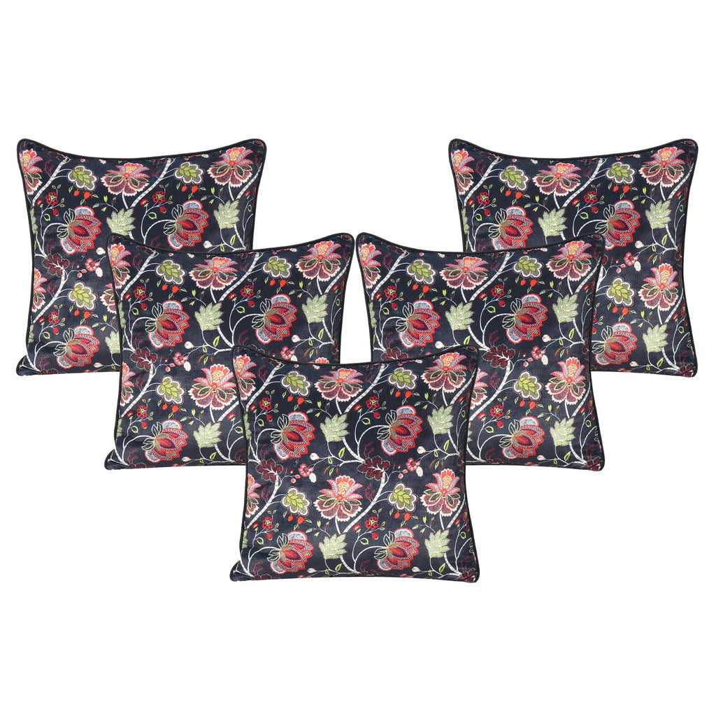 Velvet Pillowcase Cover Home Sofa Bed Decorative Cushion Covers Soft Pillows 5Pc