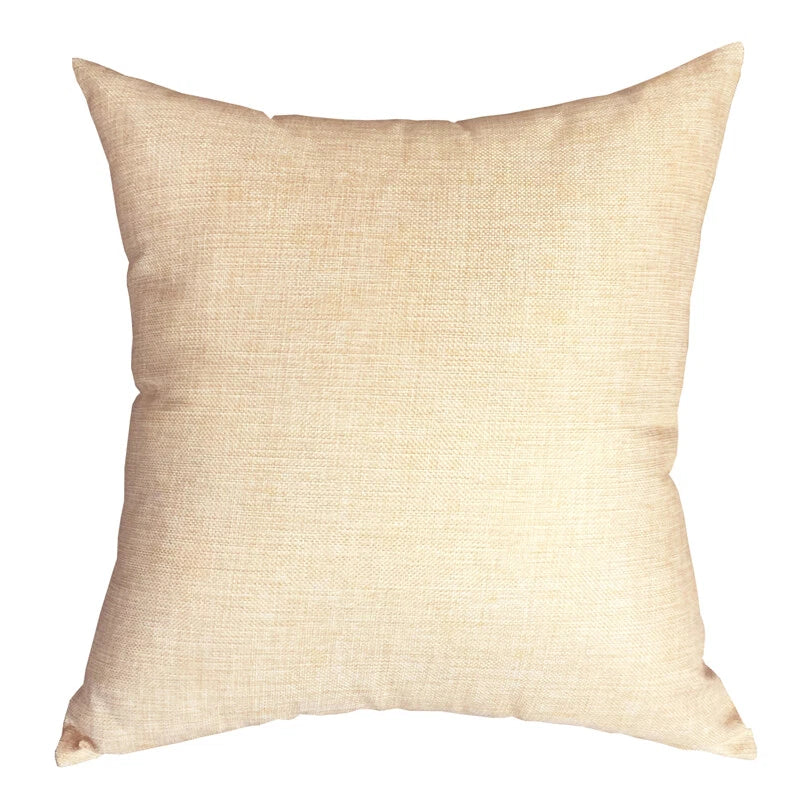Solid Linen Cushion Cover Throw Pillow Cases for Couch Sofa Bed 16" 18" 20"