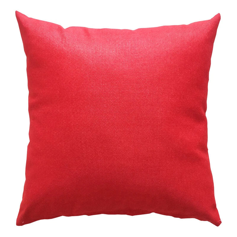 Solid Linen Cushion Cover Throw Pillow Cases for Couch Sofa Bed 16" 18" 20"