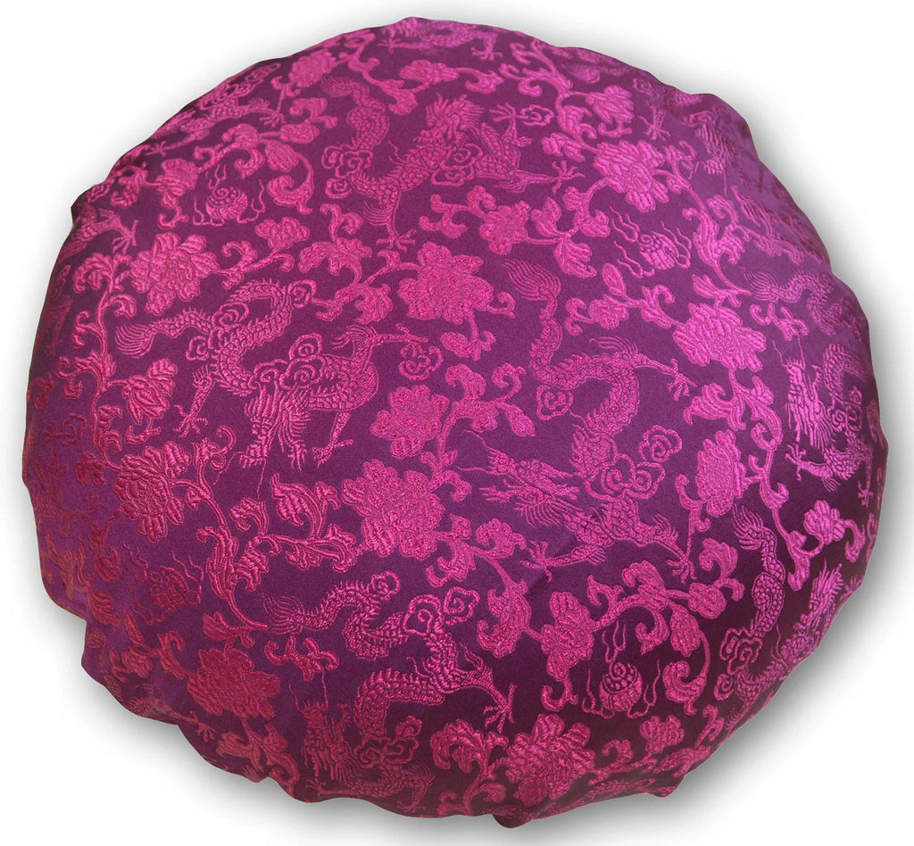 Round Shape Cover*Chinese Rayon Brocade Floor Chair Seat Cushion Case Custom*BL3