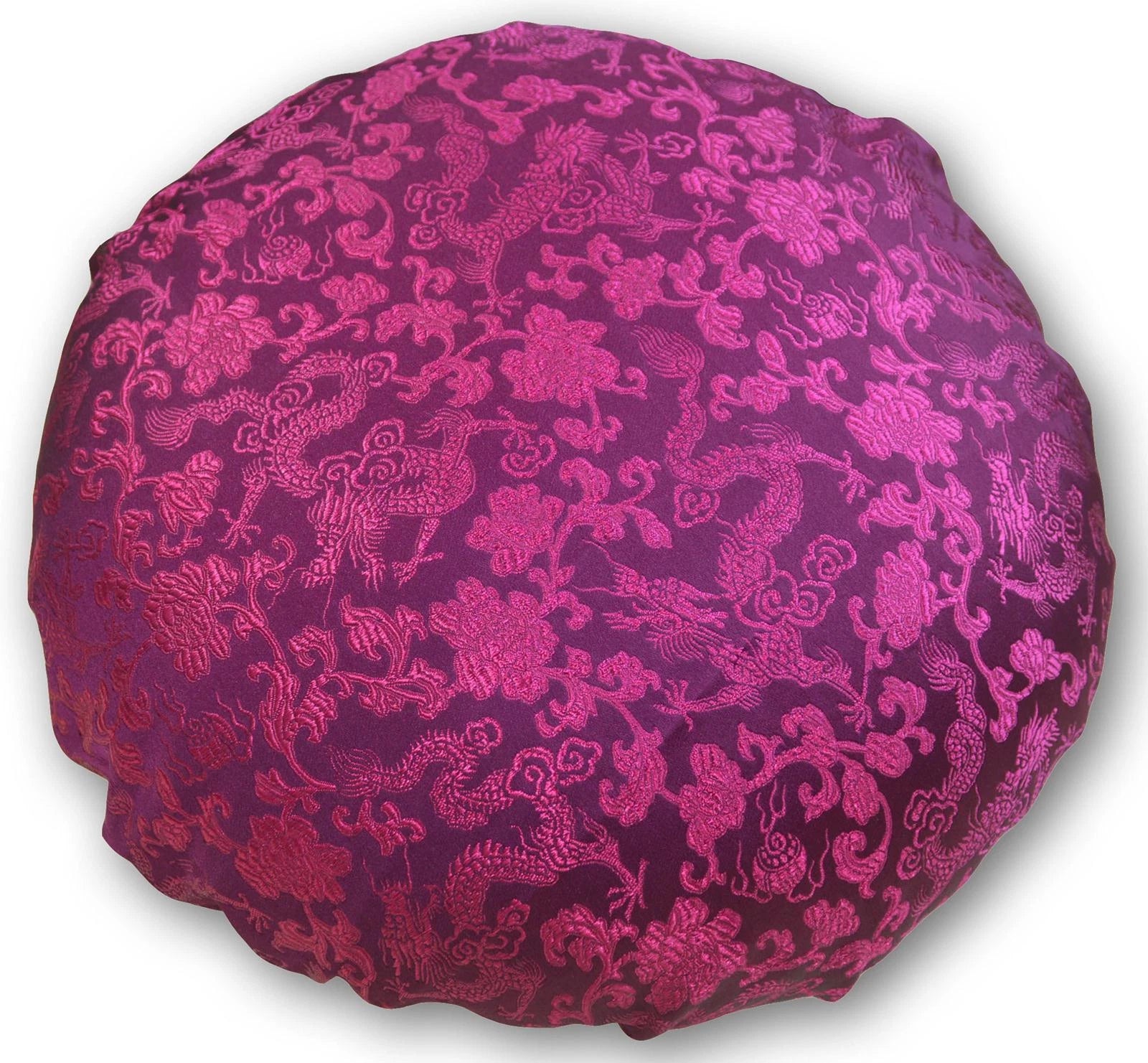 Round Shape Cover*Chinese Rayon Brocade Floor Chair Seat Cushion Case Custom*BL3