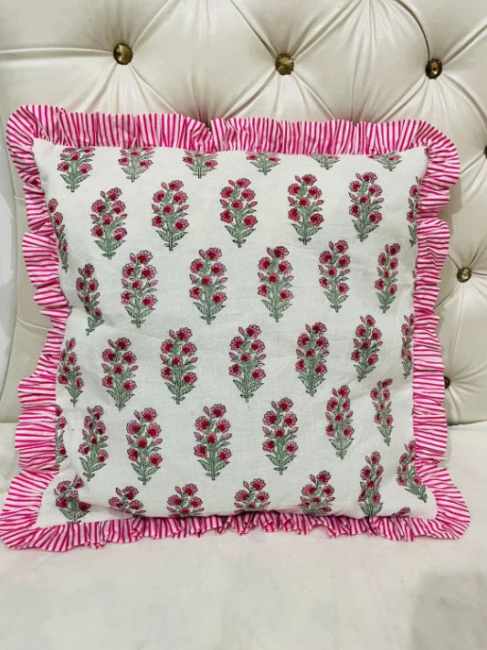 Throw Pillow Cover Cushion Case Ruffle Cotton Soft Sofa Chair Bed Home Decor New