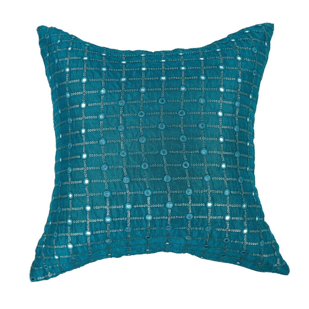 Decorative pillows for couch teal designer pillows embroidered pillow covers 2pc