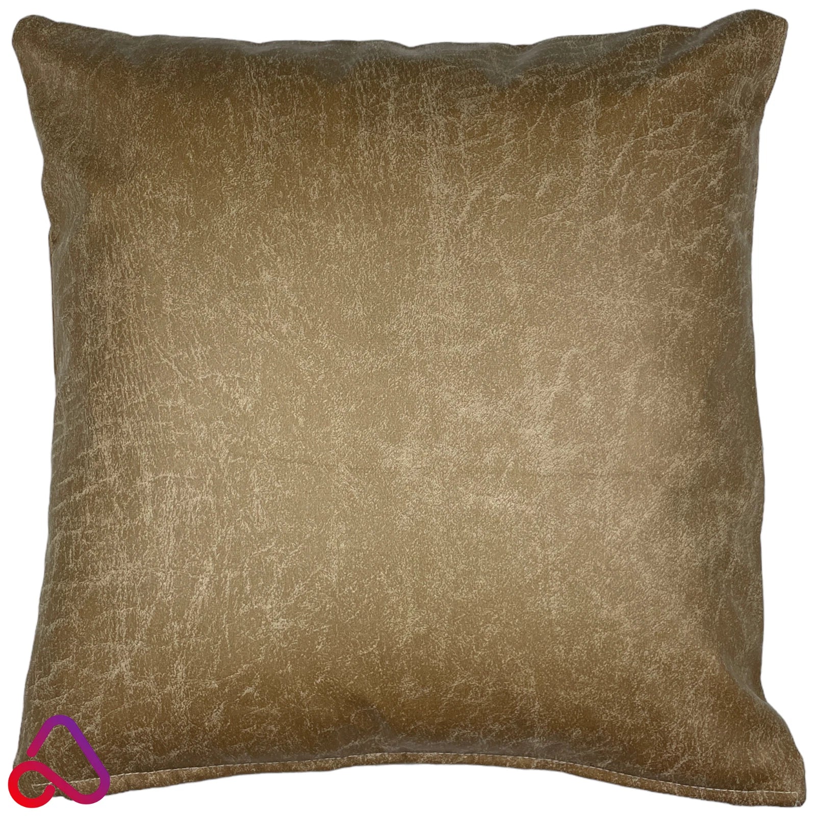 Faux Distressed Leather Cushion Cover Soft Furnishing Pillow Case Sofa Bed Decor