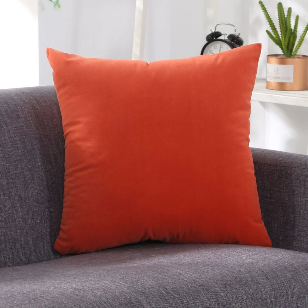 16" 18" 20" Throw Pillow Covers Soft Velvet Cushion Cover for Sofa Car Home