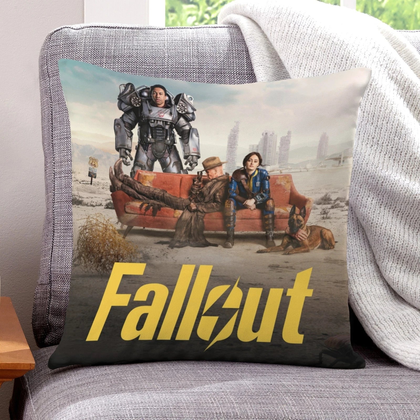 Fallout TV Show Cushion Cover Cotton Linen Pillow Case Pillow Covers for Sofa