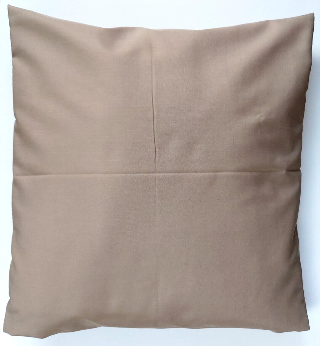 Plain Polycotton Cushion Covers 10" to 24" Sofa Bed Throw Scatter Pillow Case UK