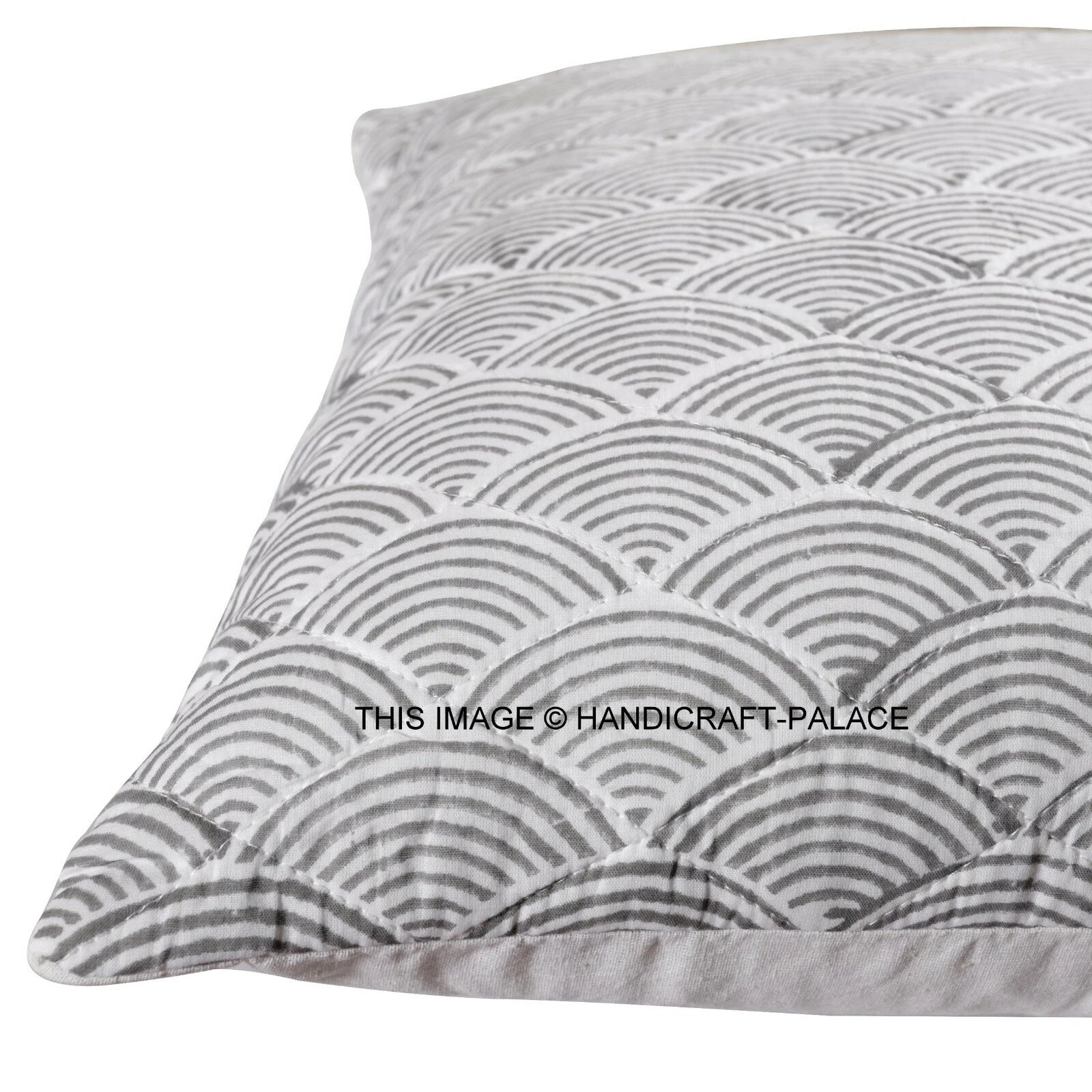 Indian Handmade Kantha Cotton Cushion Cover Bed Pillow Cases Sofa Throw-16"