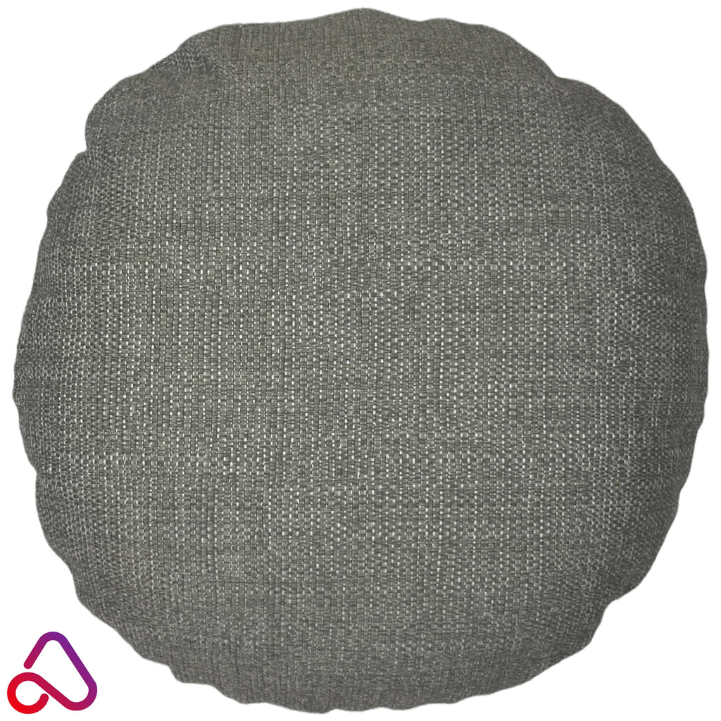Handmade Round Basket Weave Like Cushion Cover Pillow Case Circle Woven Sofa Bed