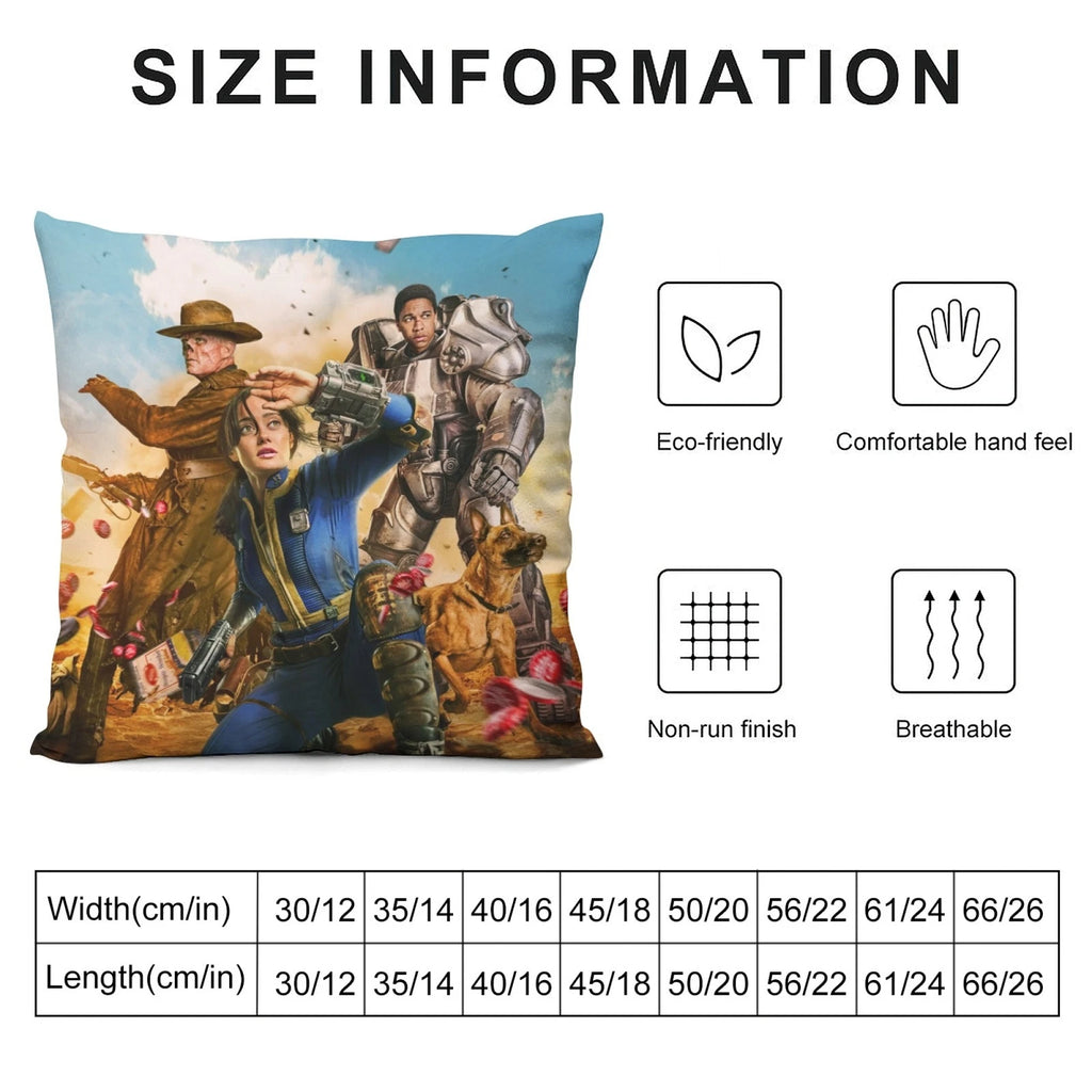Fallout TV Show Cushion Cover Cotton Linen Pillow Case Pillow Covers for Sofa