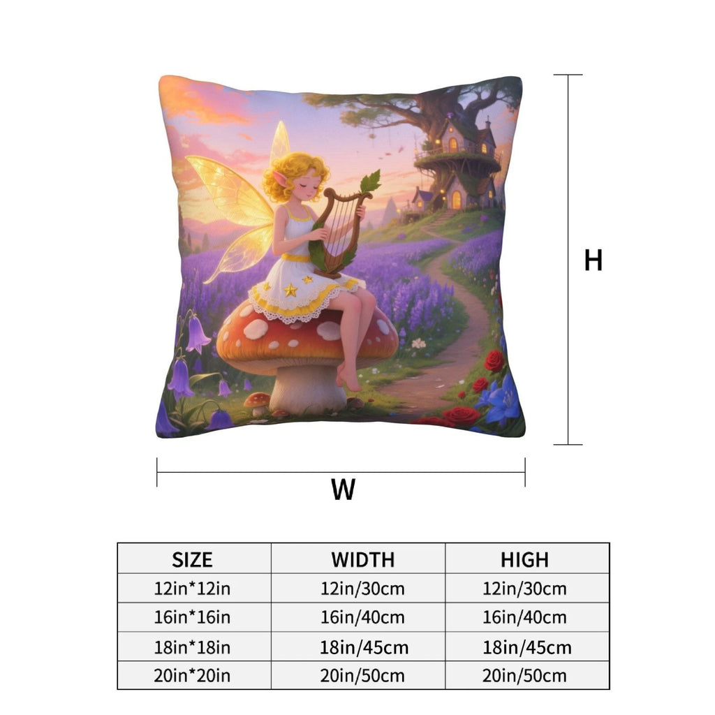 Set of 4 Sofa Throw Pillow Cover Couch Bed Cushion Cover Gift Dreamlike Decor