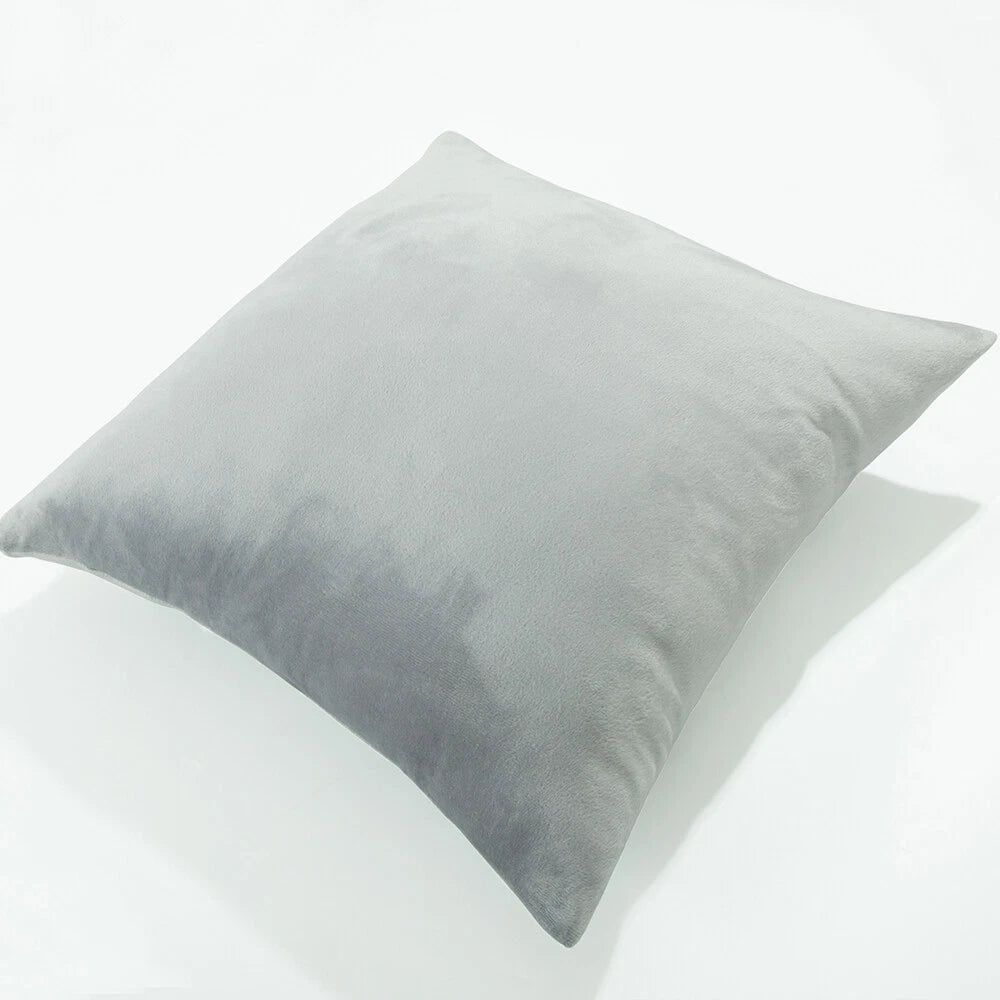 Pack of 2 Velvet Euro Square Throw Pillow Covers Sofa Home Decor Cushion Cover