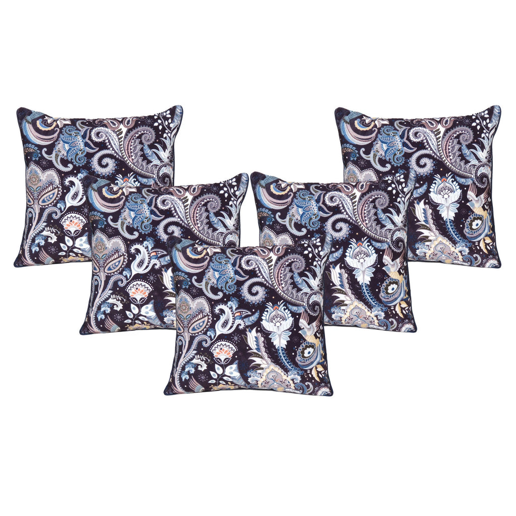 Velvet Pillowcase Cover Home Sofa Bed Decorative Cushion Covers Soft Pillows 5Pc