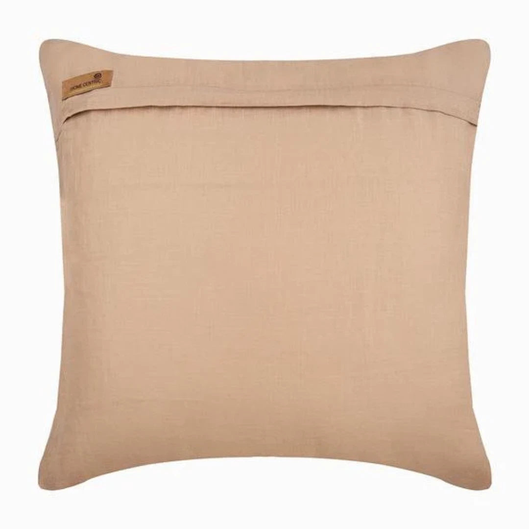 Couch Cushion Case Beige 16"x16", Bed Decor Cotton - Starfish Coated Pearl