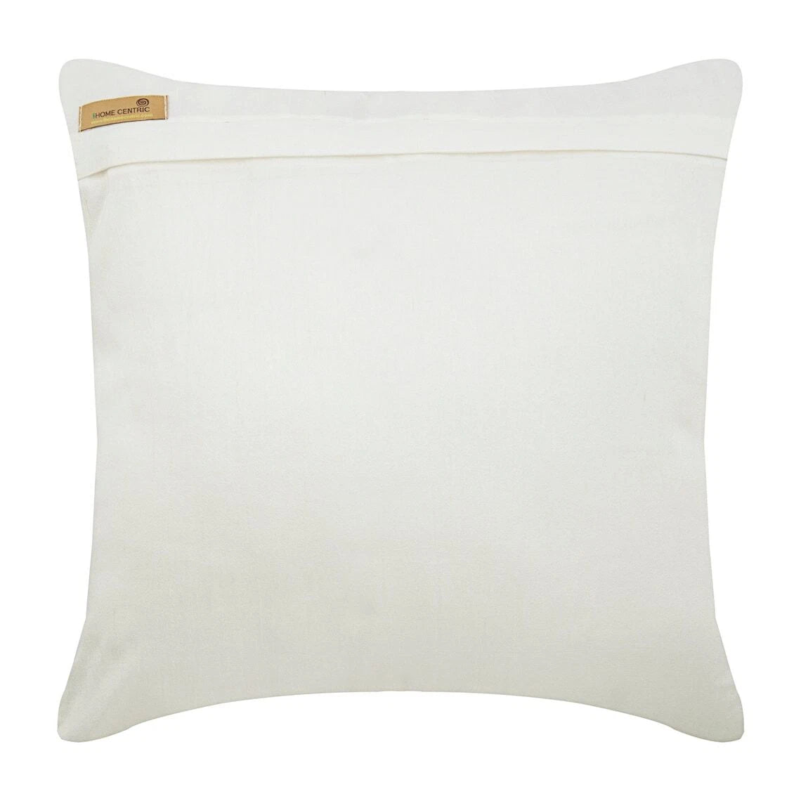 Decorative Sofa Pillow Cover White 16"x16", Bed Decor Cotton Abstract - Bijoux