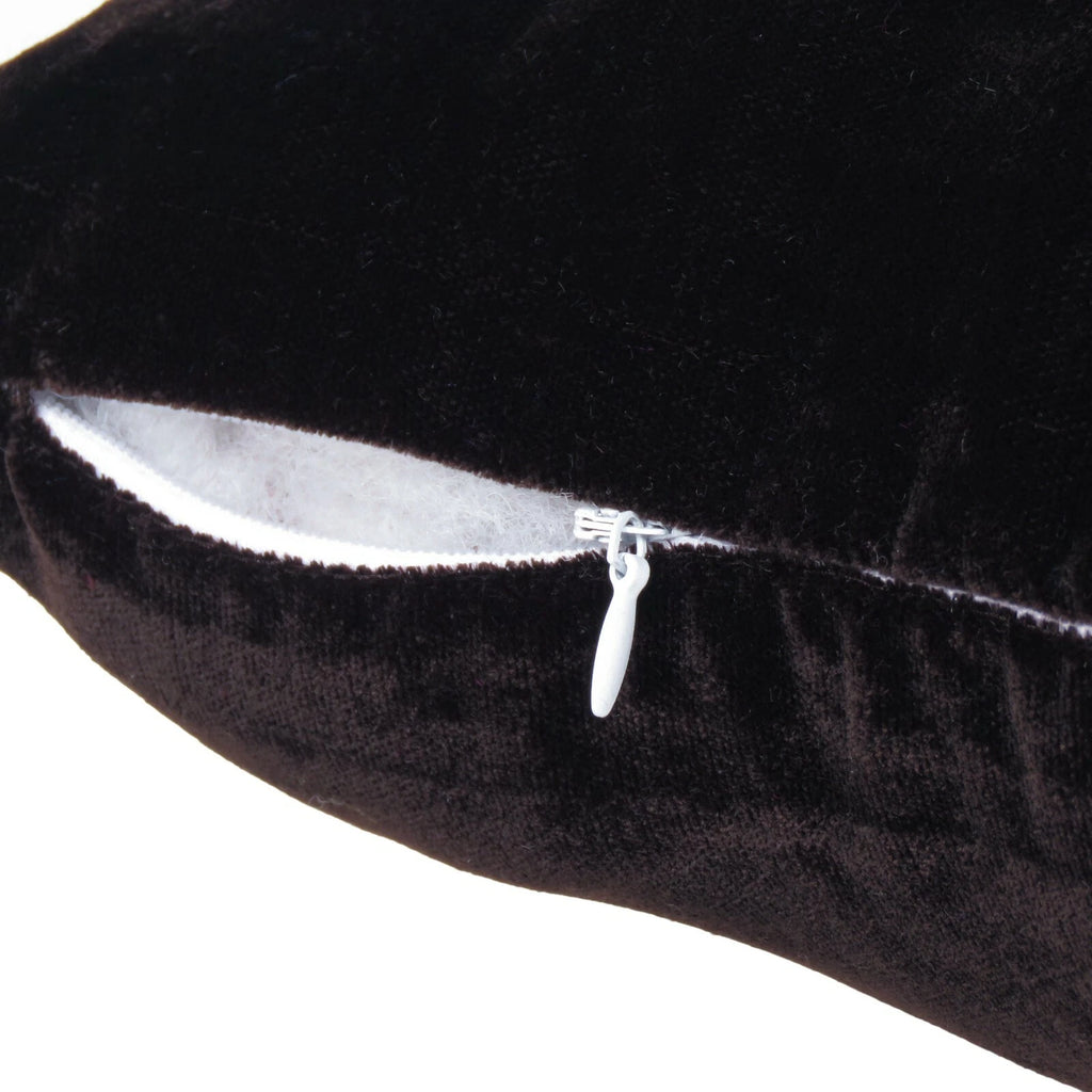 Decorative Velvet Cushion Cover Cozy Couch Zipper Throw Pillowcase Home Decor