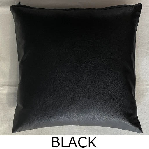 Premium PVC Faux Leather Cushion Cover Handmade Pillow Case Sofa Bed Home Decor