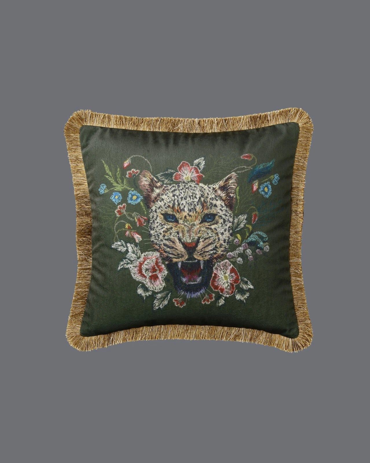 Fashion Velvet Bee Flower Cushion Cover Square Pillowcase For Sofa Bed Home