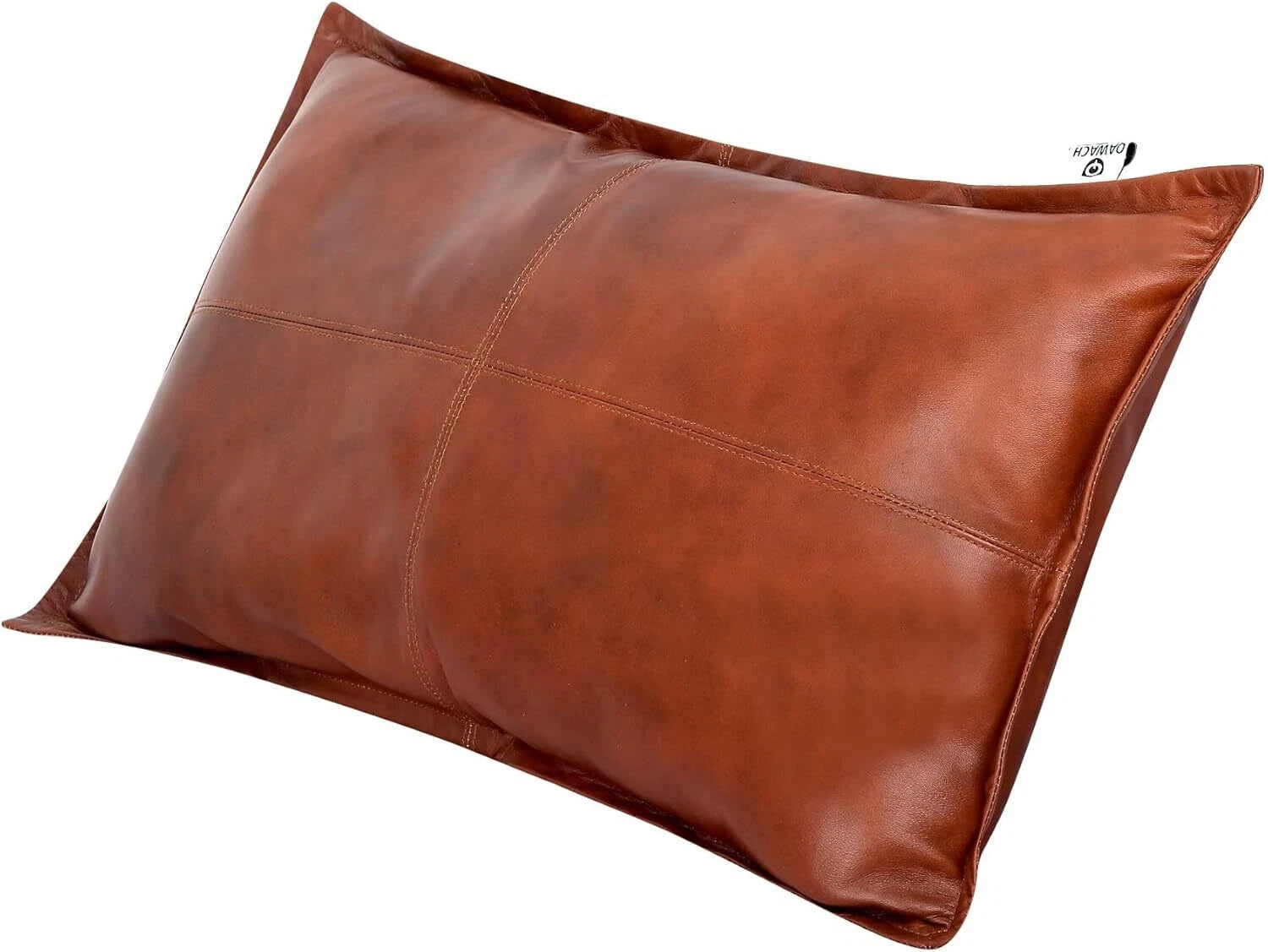 High-quality lambskin rectangular Tan Antique Box Pillow Cover For Sofa Cushion