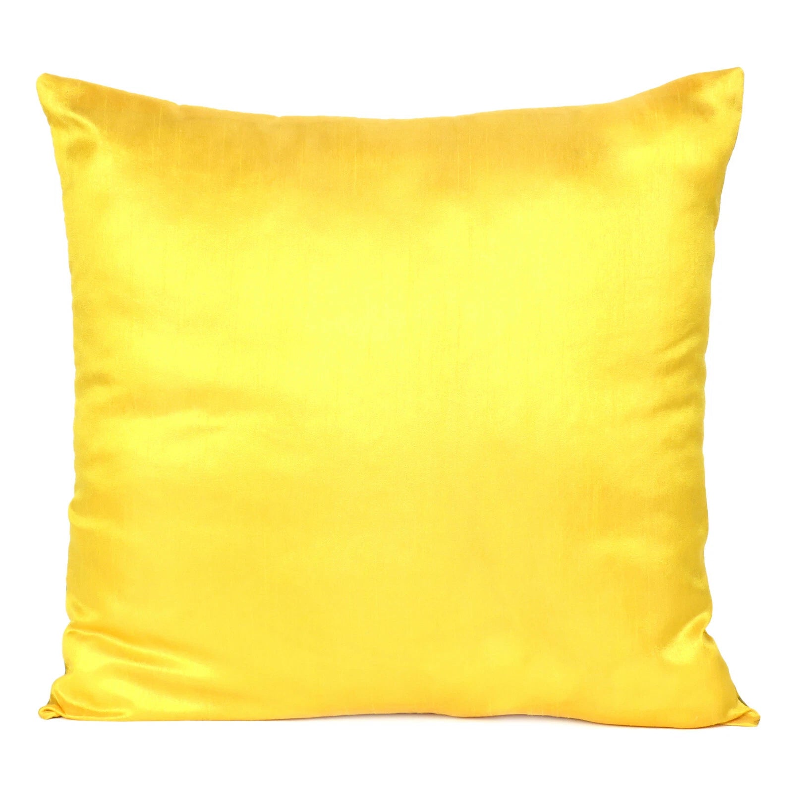 Throw Cushion Cover Square Yellow Pillow Case Sofa Car Waist Cases Home Decor