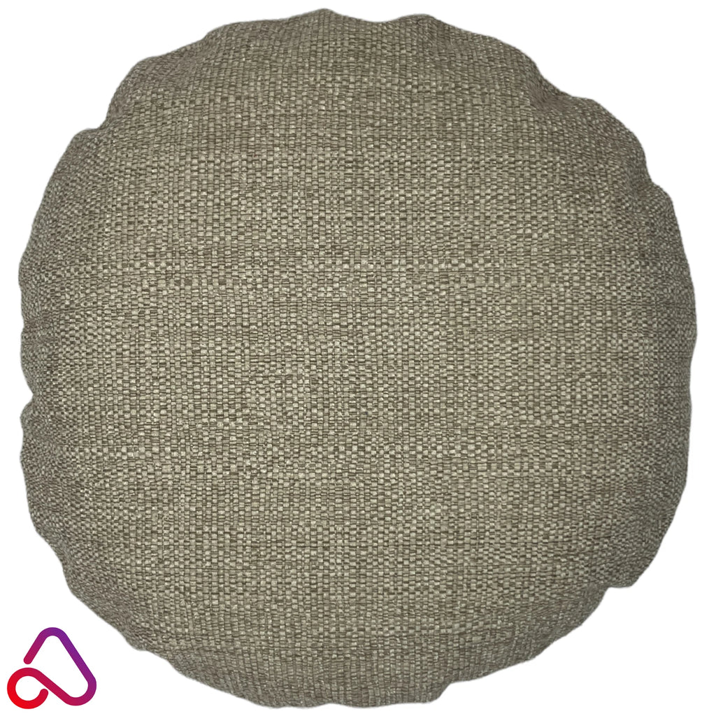 Handmade Round Basket Weave Like Cushion Cover Pillow Case Circle Woven Sofa Bed