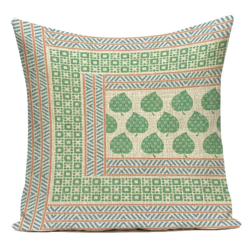 Retro Geometry Decorative Throw Pillow Case Sofa Chair Bed Cushion Cover Ethnic