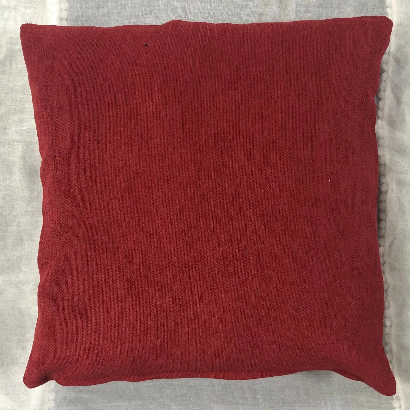 Premium Plain Chenille Cushion Cover Handmade Pillow Case Sofa Bed Home Decor