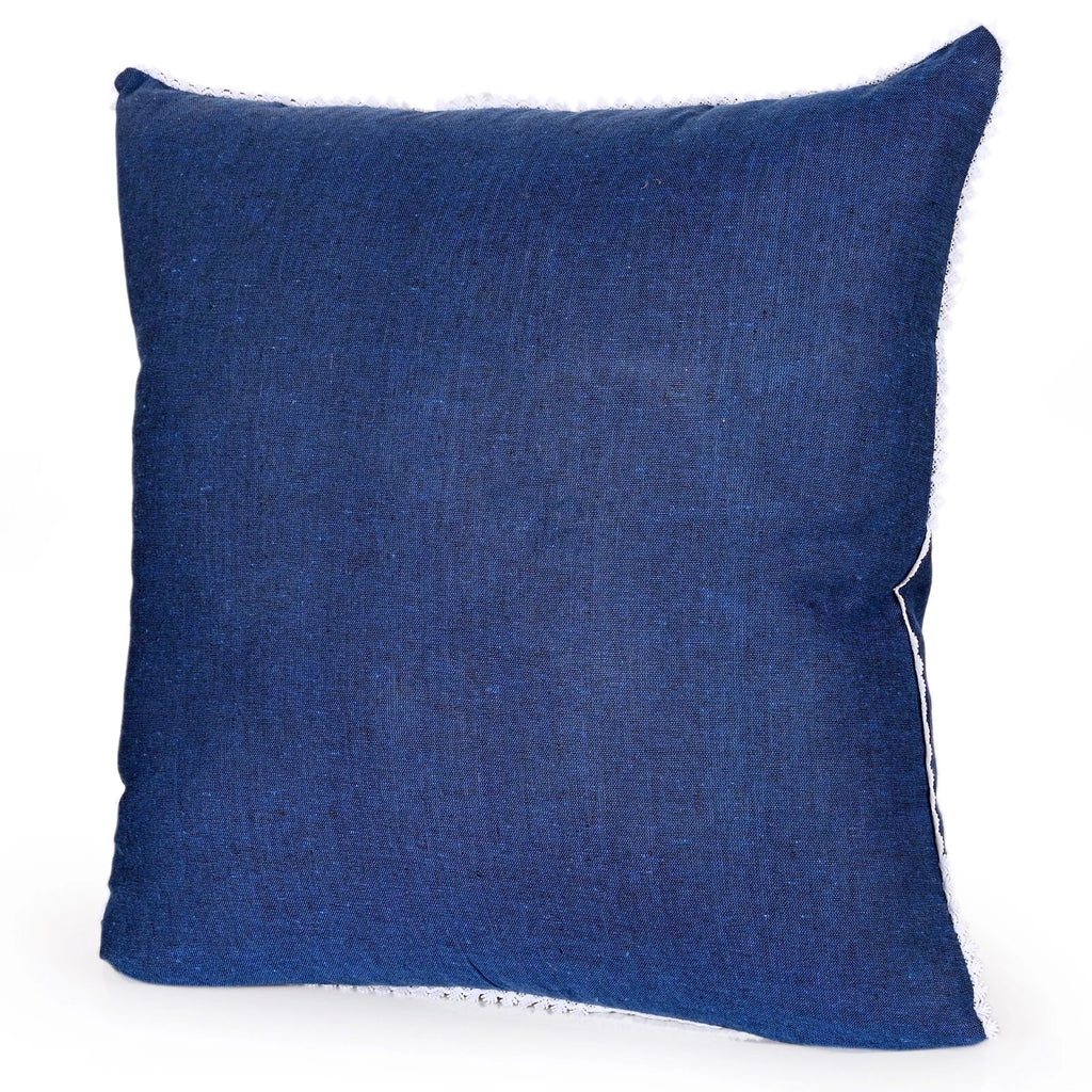 Cushion Cover Home Sofa Decor Cotton Throw Pillow Case Covers Solid with Lace S5