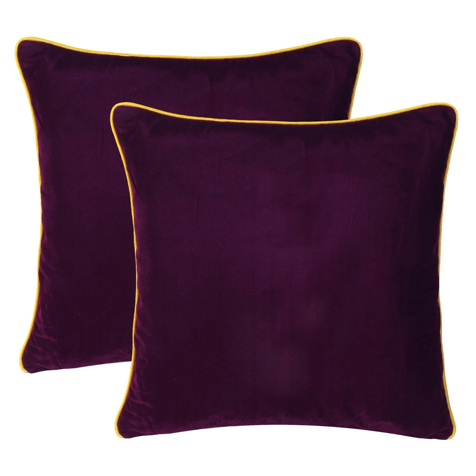 Premium Wine Velvet Pillowcase Cushion Cover with Zipper Closure For Home Decor