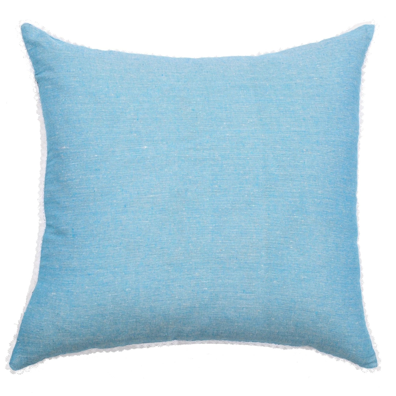 Cushion Cover Home Sofa Decor Cotton Throw Pillow Case Covers Solid with Lace S5