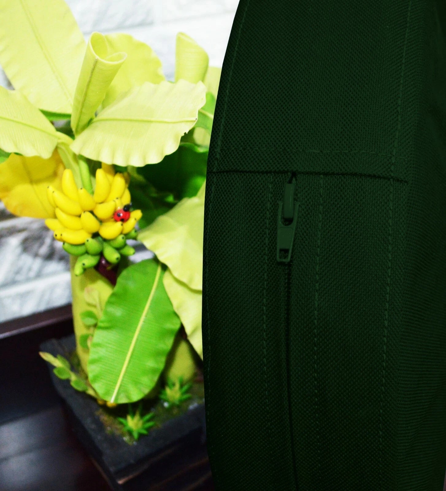 PL24-TAILOR MADE DK Green Outdoor Waterproof Sun Umbrella Patio sofa seat cover