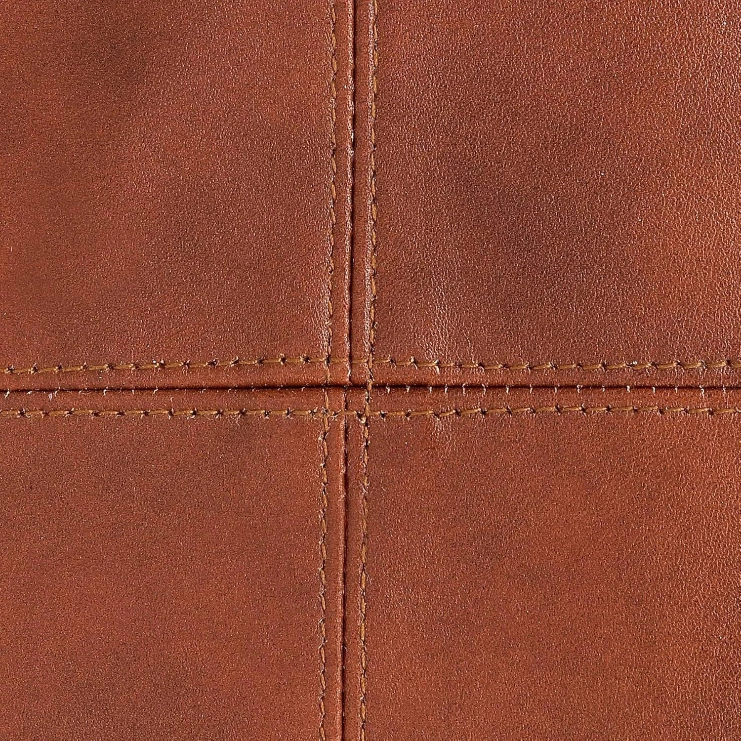 High-quality lambskin rectangular Tan Antique Plen Pillow Cover For Sofa Cushion