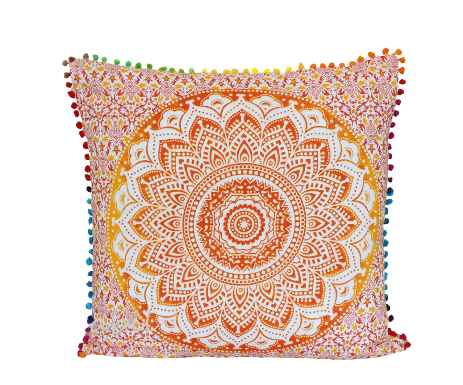 Set Of 2 Cotton Cushion Cover Mandala Couch Pillow Cases Home Decorative Pillows