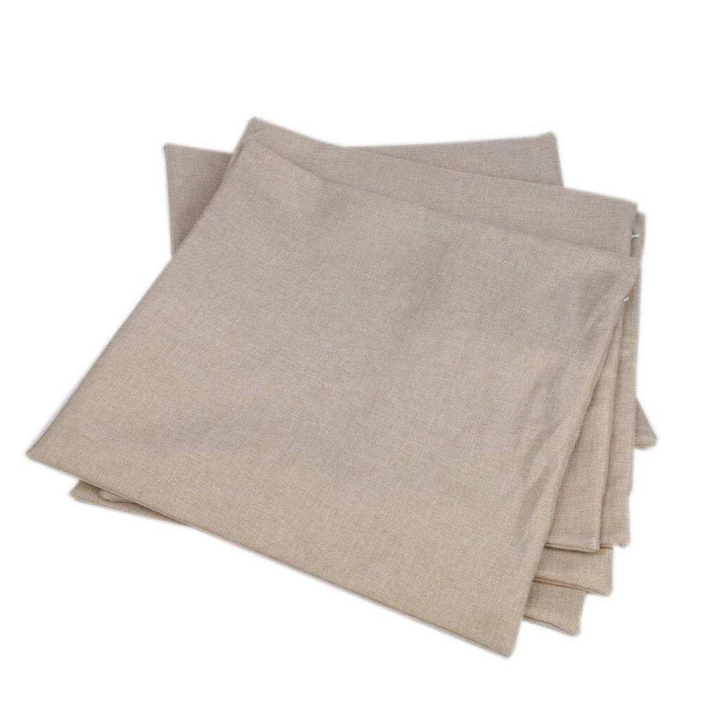 16"/18"/20" Linen Sublimation Blank Pillow Case Throw Cushion Cover Home Sofa