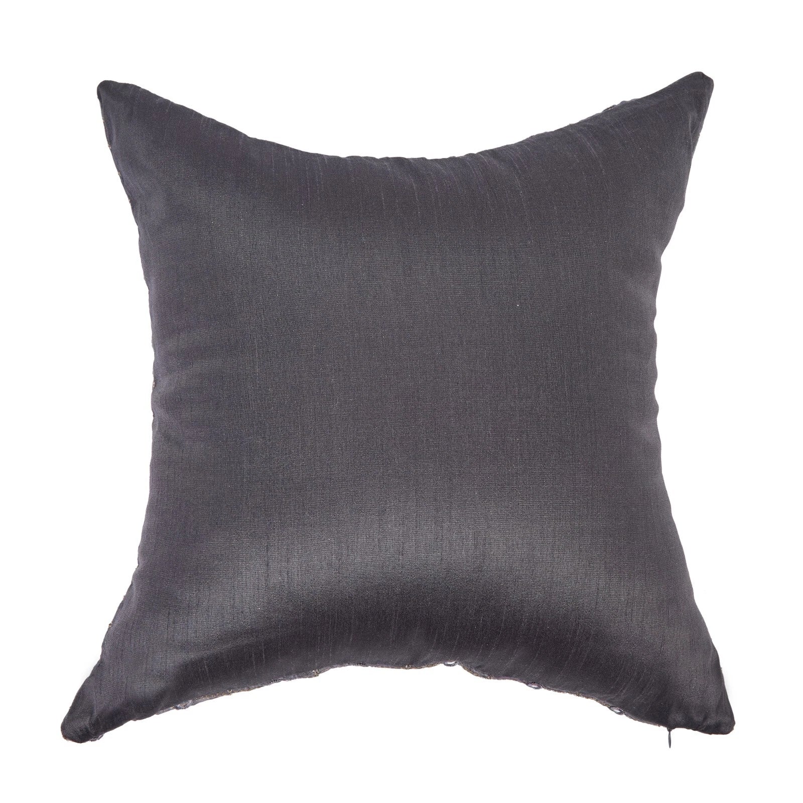 black pillow cover living room embroidered pillow cover designer couch pillow 2p