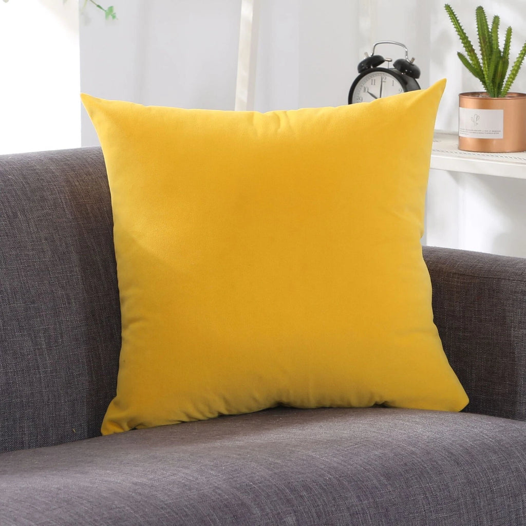 16" 18" 20" Throw Pillow Covers Soft Velvet Cushion Cover for Sofa Car Home