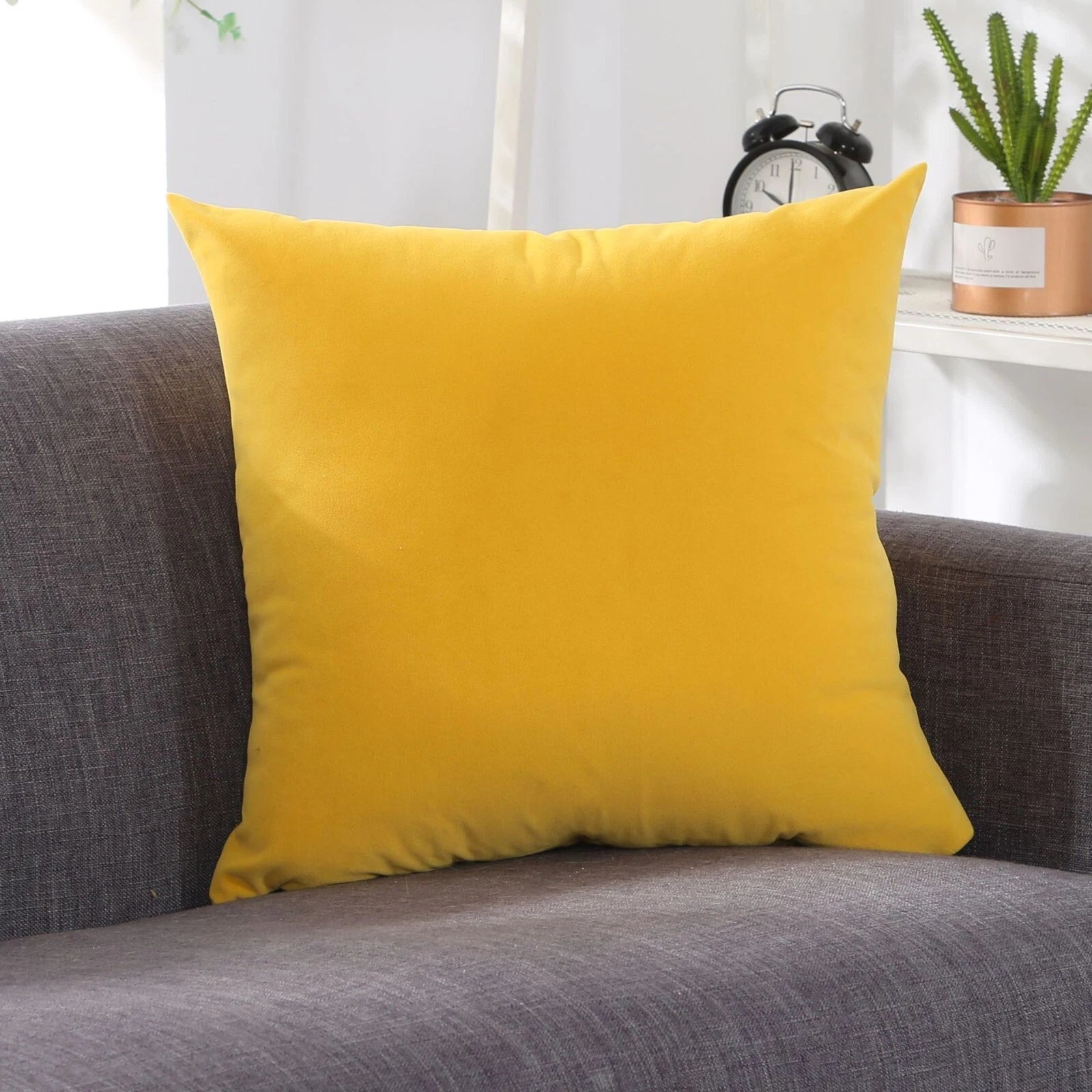 16" 18" 20" Throw Pillow Covers Soft Velvet Cushion Cover for Sofa Car Home