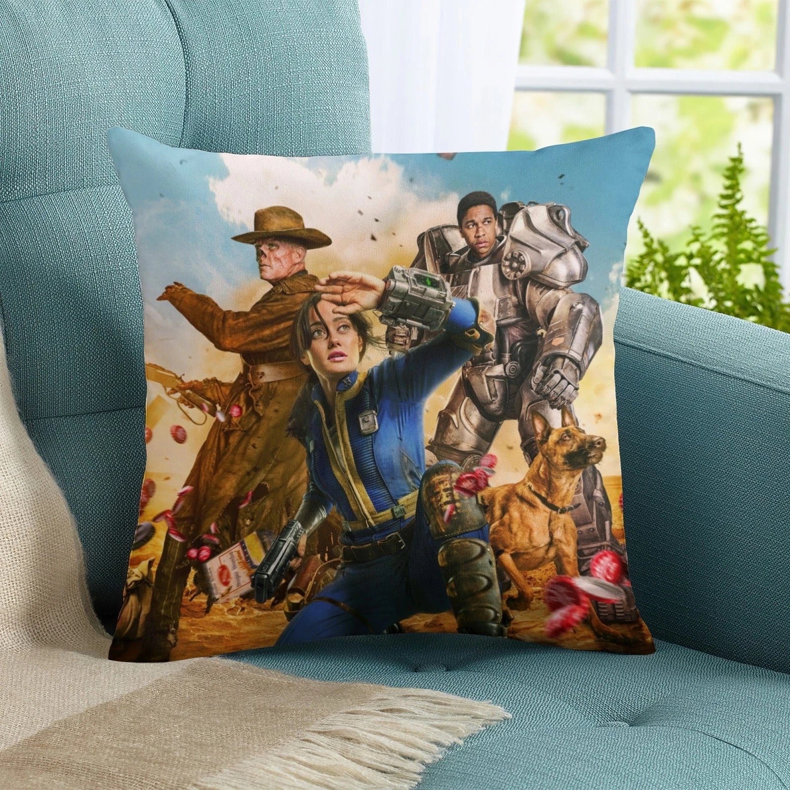Fallout TV Show Cushion Cover Cotton Linen Pillow Case Pillow Covers for Sofa
