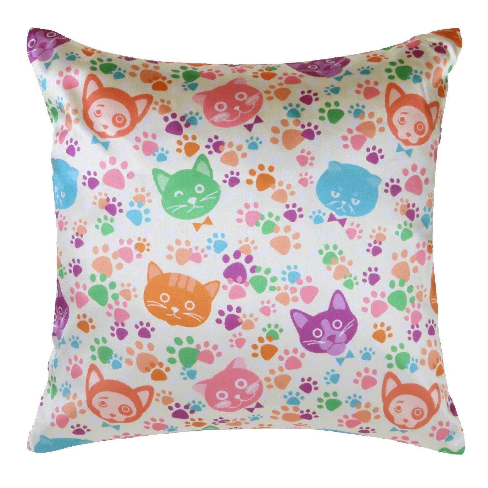 Decorative Pillow Cushion Cover Sofa Couch Bed Satin Throw Pillowcase Home Decor