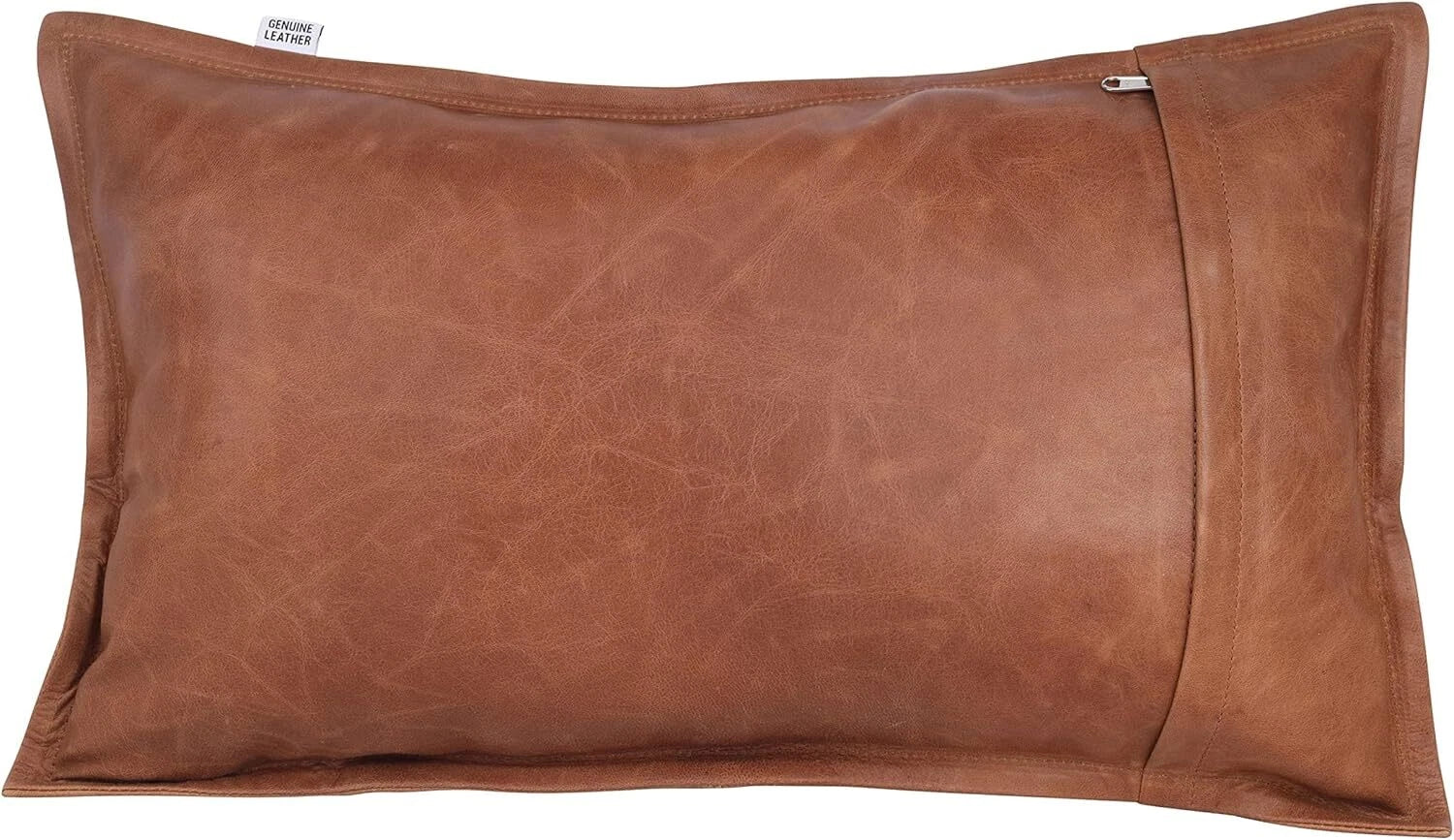 Luxury lambskin leather Yellow Crunch box Pillow Cover For Sofa Cushion & lounge