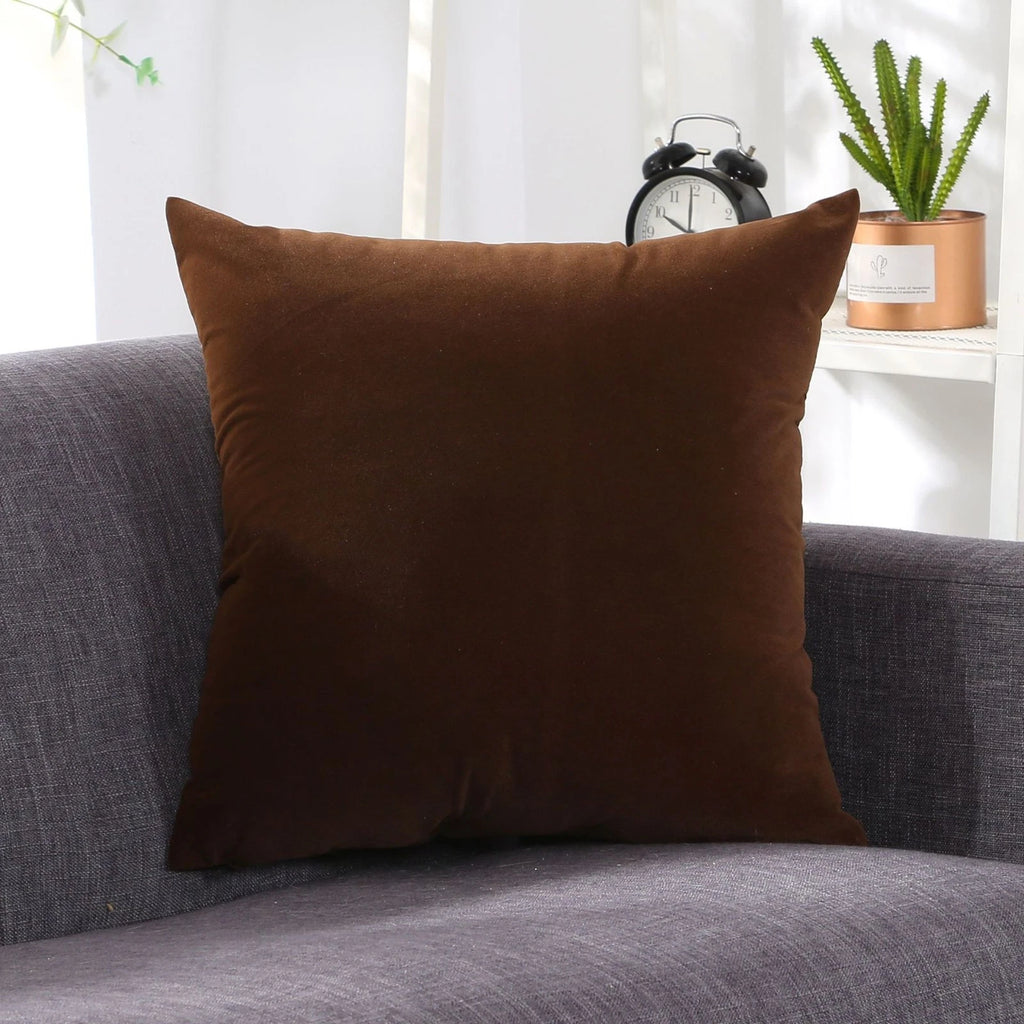 16" 18" 20" Throw Pillow Covers Soft Velvet Cushion Cover for Sofa Car Home