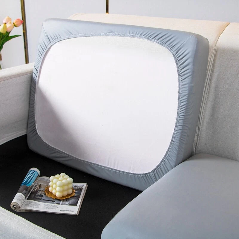1 2 3 Seater Stretch Sofa Cushion Covers PU Leather Waterproof Couch Seat Cover