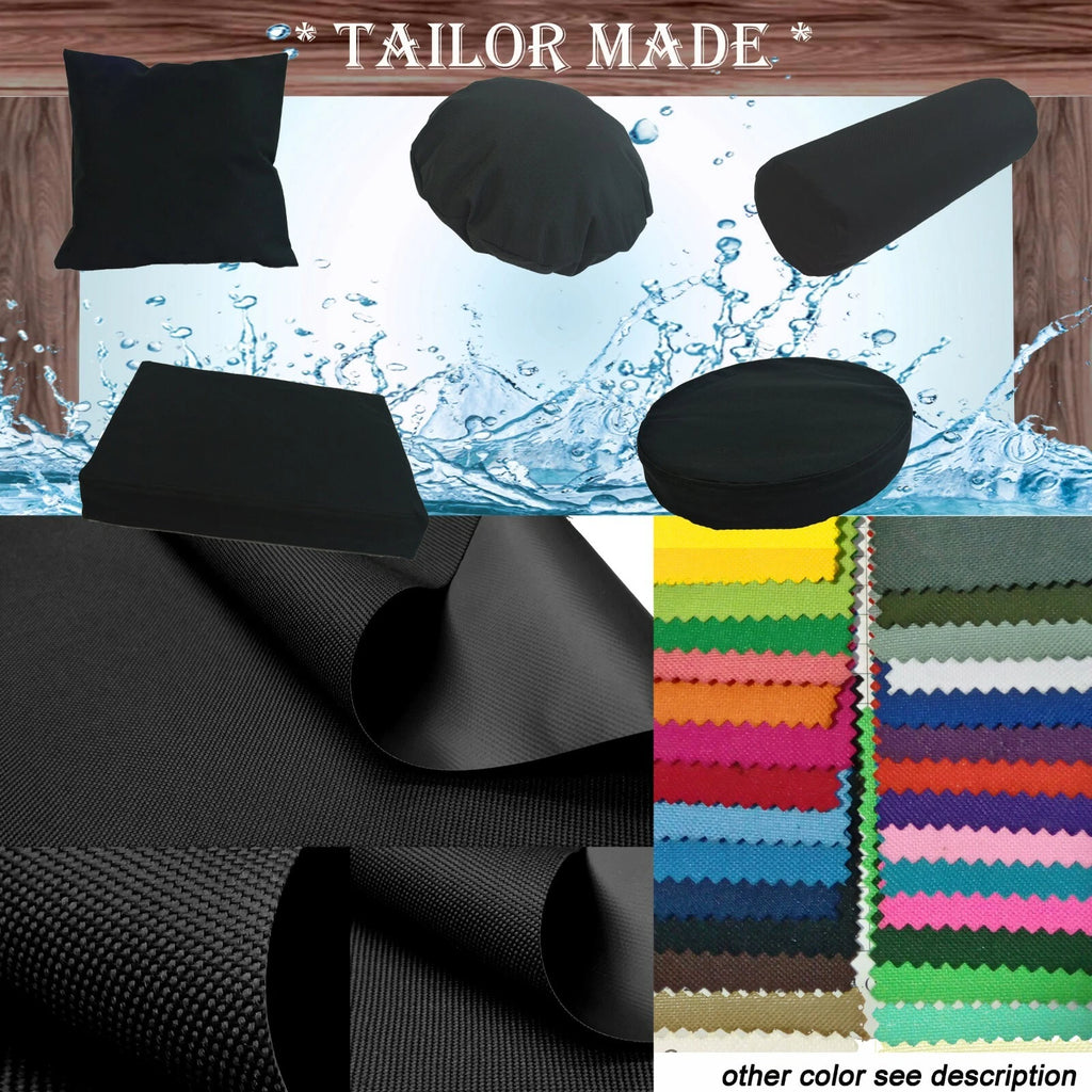 PL11-TAILOR MADE Black Outdoor Waterproof SunUmberlla Patio sofa seat cover
