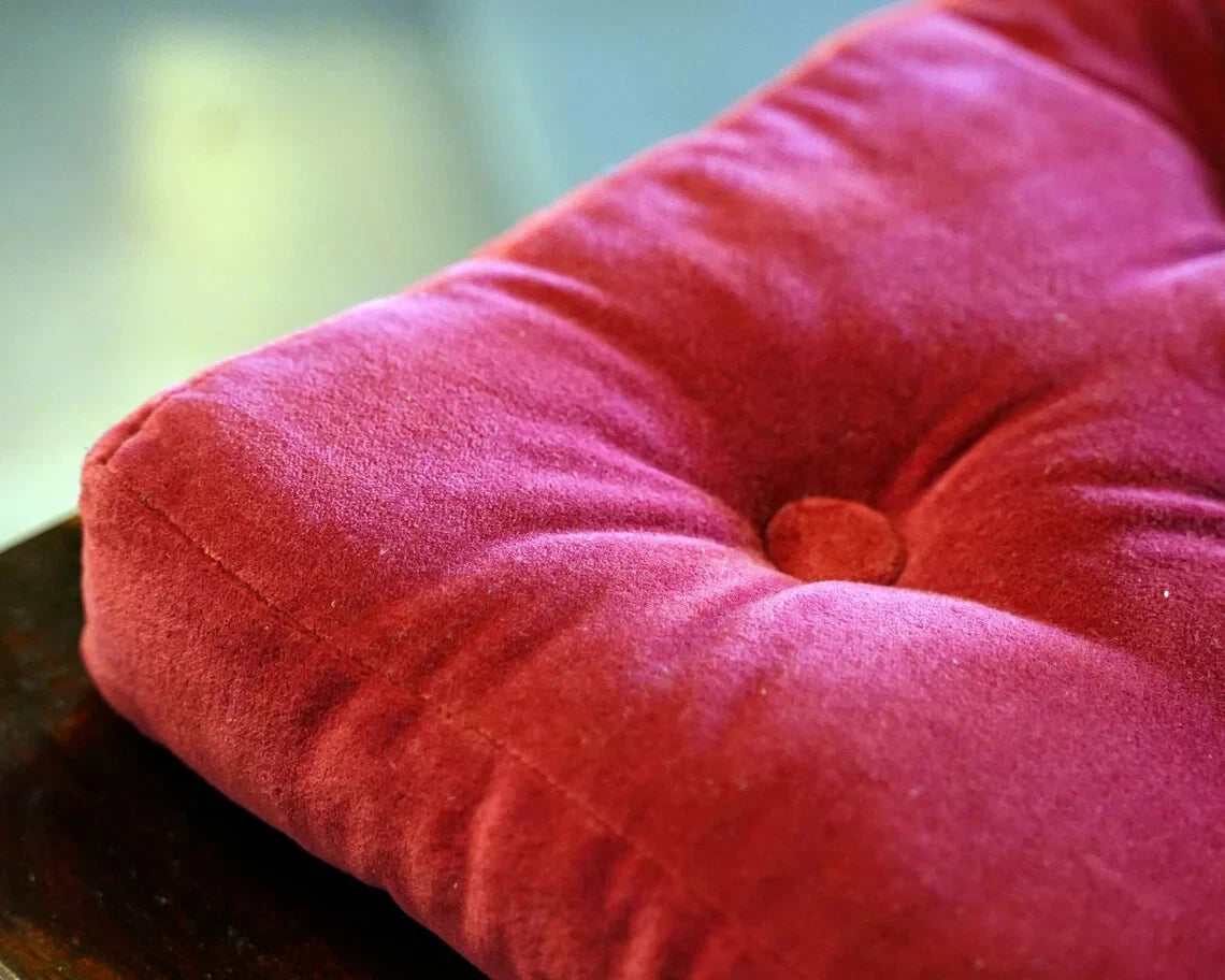 Square Floor Cushion – Soft Seat Cushion for Sofa, Bed, or Backrest Support